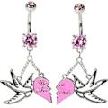 Miniatyrbillede 2 af 2: Navle-Belly Button Ring Kropspiercing Smykker