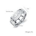Miniatyrbillede 2 af 2: Ringe i rustfrit stål GULD 22