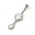 Miniatyrbillede 2 af 2: Navle-Belly Button Ring Kropspiercing