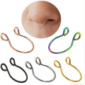 Miniatyrbild 1 av 3: Näsa ring fake SEPTUM BLÅ