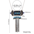 Pikkukuva 2 / 2: Veistetyt Choker-riipukset, Tassel-koristeiset Statement-kaulakorut