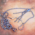 Miniatyrbillede 3 af 4: Navle-Belly Button Ring Kropspiercing BLÅ