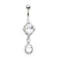 Miniatyrbillede 1 af 2: Navle-Belly Button Ring Kropspiercing