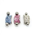 Miniatyrbillede 2 af 2: Navle-Belly Button Ring Kropspiercing Smykke ROSA