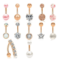 Miniatyrbillede 1 af 2: Navle Piercing