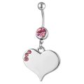 Miniatyrbillede 1 af 2: Navle Piercing