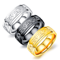 Miniatyrbillede 1 af 2: Ringe i rustfrit stål GULD 20