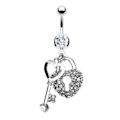 Miniatyrbillede 2 af 2: Navle-Belly Button Ring Kropspiercing