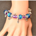 Miniatyrbild 2 av 2: Armband silver pärlor berlock