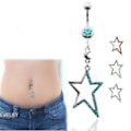 Miniatyrbillede 2 af 2: Navle Smykke Piercing MULTICOLOR AB	