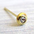 Miniatyrbild 1 av 2: 925 Silver PIERCING näsa Stud 1 st