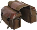 Retro Double Rear Pannier Bag for Bicycle/Motorcycle - Rack Storage for Tools