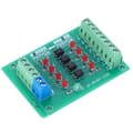 Miniatyrbild 4 av 5: 4-Channel Optocoupler Isolation Module PLC Signal Voltage Conversion Board DST1R8PN