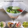 Miniatyrbild 5 av 5: Sink Strainer Filter, Transparent White, Suction Cup Drain Filter, Anti-Clogging Gadget