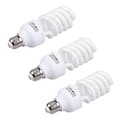 3-pack E27 45W 5500K Daylight Studio Photo Light Bulbs, 220V