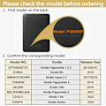 Miniatyrbillede 2 af 8: 6 tommer E-Reader Smart Case PQ94WIF Beskyttelsescover SORT Black