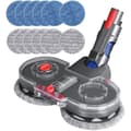 Elektrisk mopphode for Dyson V11 V10 V8 V7 - CALDION - Dobbelrotasjon - Avtakbar vanntank