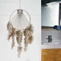 Miniatyrbild 4 av 5: Macrame väggdekoration stor Boho Macrame hängande handvävd väggdekor Macrame väggdekor stor Macrame väggdekoration