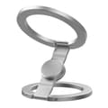 Magnetisk telefonholder Fidget Spinner MagSafe-kompatibelt telefongreb til udendørs vlogging Sølv Silver