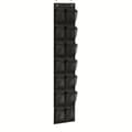 Hanging Shoe Bag with 12 Compartments - Shoe Cabinet - Shoe Storage System - Black - Multi-layer Storage Design - 165*29CM