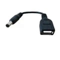 Miniatyrbilde 1 av 5: USB Type A hunn til USB Type A hann adapter skjøteledning 12 cm svart