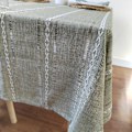 Miniatyrbilde 2 av 10: Rektangulær duk i bomulls-lin stoff, rektangulære duker grå Gray 90x140cm