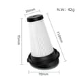 Miniatyrbillede 2 af 3: 2-pak vaskbart erstatningsfilter til Rowenta RH72 X-Pert Easy 160 støvsuger ZR005202