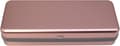 Trendy aluminum glasses case pink