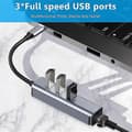 Pikkukuva 4 / 5: Usb C–Ethernet-sovitin, rj45–Usb C 3/type-c Gigabit Ethernet Lan -verkkosovitin Prolle
