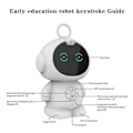 Miniatyrbild 2 av 5: AI Intelligent Robot WiFi Röstkonversation Berättelse Musik Lärmaskin Mini Interaktiv Robot För