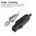 Miniatyrbillede 4 af 7: 10 stk. Alligator Test Clips Alligator Clip Elektriske Test Clips Mix