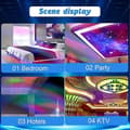 Miniatyrbild 2 av 4: Northern Lights Projector, 2-in-1 Northern Lights and Ocean Wave Projector, Aurora Projector