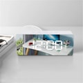 Miniatyrbillede 5 af 5: LED Spejl Digitalt Ur Soveværelse Kontor Rejse Elektronisk Bordur Skrivebords Vækkeur Temperatur