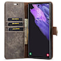 Pikkukuva 3 / 8: DG MING Samsung S22 Ultra 2-in-1 Magneettilompakkokotelo - Harmaa Harmaa