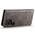Miniatyrbillede 8 af 8: DG MING Samsung S22 Ultra 2-i-1 Magnetisk Wallet Case - Grå Grå