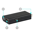 Miniatyrbilde 6 av 8: HDMI-adapter for PlayStation 2 / PS2