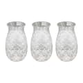 3-pack Pineapple Cocktail Glasses Embossed Juice Glasses for Cocktails and Drinks