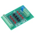 Miniatyrbild 1 av 5: 4-Channel Optocoupler Isolation Module PLC Signal Voltage Conversion Board DST1R8PN