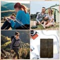 Miniatyrbild 4 av 5: Vintage Leather Notebook with Maple Leaf Pattern 16.5x23.5 CM A5 80 Sheets Refillable 6-Ring Binder Blank Paper Travel Diary Gift Idea Coffee Brown