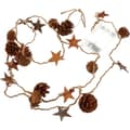Pine Cone String Lights, Christmas Garland with Lights, LED String Lights for Christmas Tree, Garden, Home Decoration
