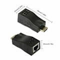 Pikkukuva 3 / 4: HDMI-jatke HDMI - RJ45 Cat 5e/6 -verkon LAN Ethernet -sovittimen kautta 4k 1080p