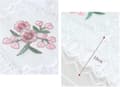A protective cover for microwave oven, lace cover for microwave oven (crown pattern)