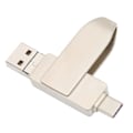 Miniatyrbillede 4 af 5: USB C Flash Drive 256GB OTG Dobbelt USB A 3.0 Plug and Play Memory Stick