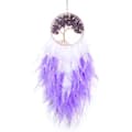 Dream Catcher, Large Handmade Feather Mobile Wall Decor for Bedroom Decorations, Home Decor, Purple