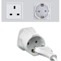 Miniatyrbilde 2 av 3: 2x Reiseadapter Type G - Svart Ferieadapter