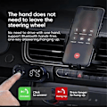 Pikkukuva 5 / 5: Bluetooth 5.2 FM Lähetin-vastaanotin autoon, Bass Stereo HiFi Audio Bluetooth -autoadapterin tuki