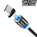 Miniatyrbilde 1 av 4: stk 1m Floweme USB-C magnetisk lader | svart
