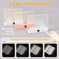 Miniatyrbild 3 av 5: Book Light, Rechargeable Clear LED Flat Reading Light with 3 Colors & Timer, Dimmable Panel Light Book Full Page Light for Reading in Bed at Night
