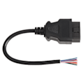 Pikkukuva 3 / 5: 16PIN OBD2 Urosjatkokaapeli 25cm 12