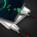 Pikkukuva 2 / 5: USB C -latausdatakaapeli USB Type C -kaapelille S8 S9 S10 Super Charge (sininen)